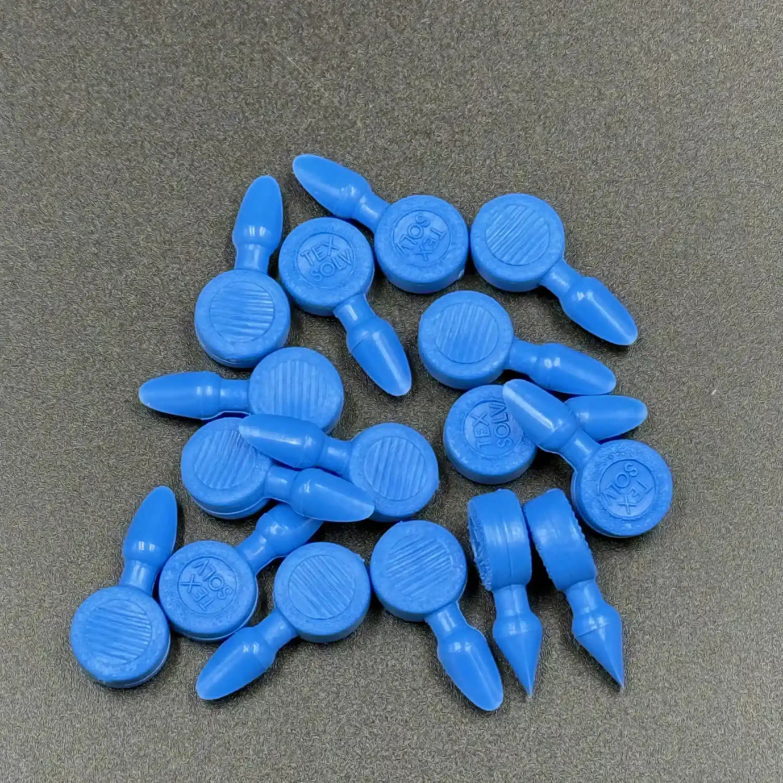 Pegs Arts & Crafts Texsolvshop 100/Bag Straight pegs Blue