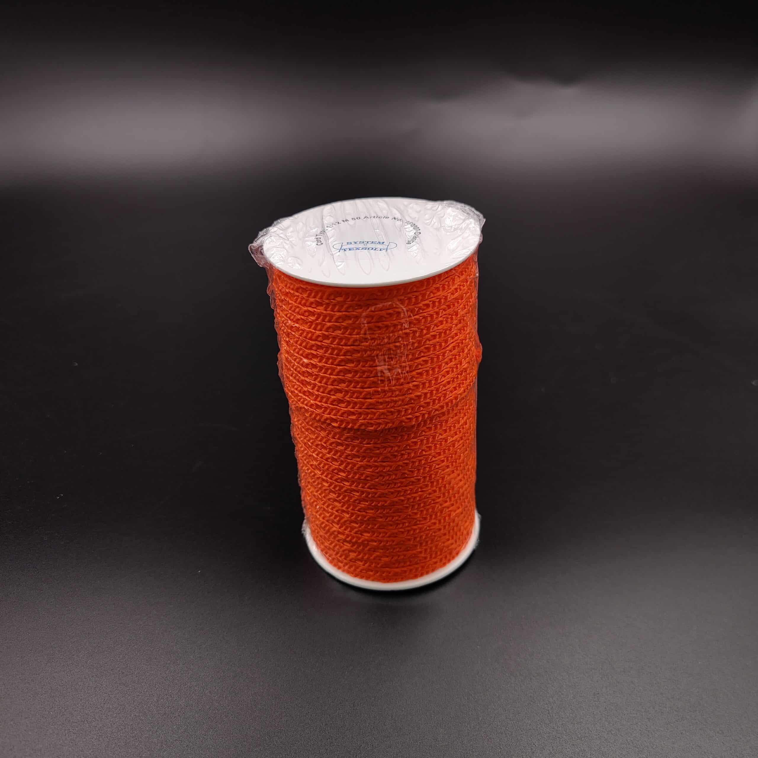 U-cord Arts & Crafts Texsolvshop 1/12 Orange 50 Meters