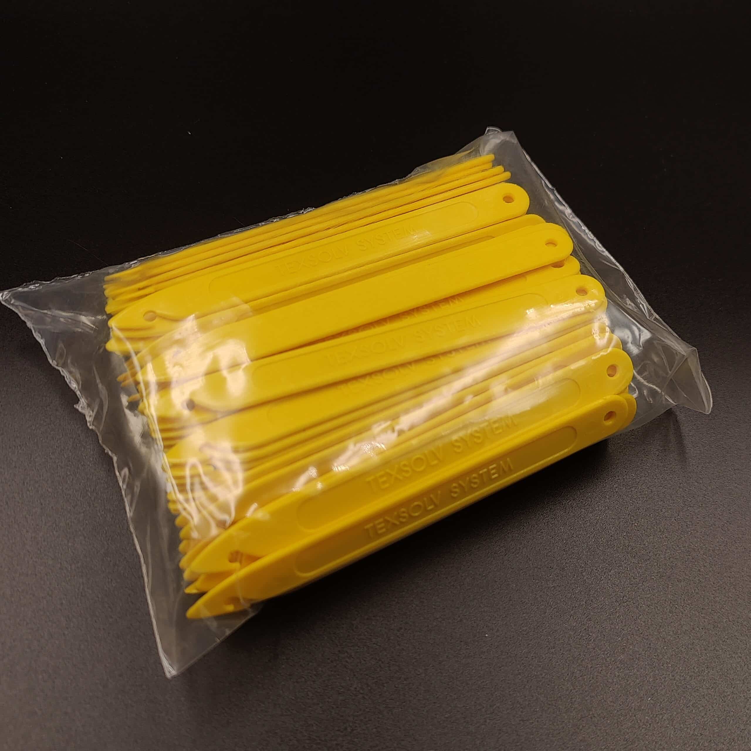 Reed hook Arts & Crafts Texsolvshop Yellow 100 Pcs